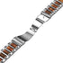 iiteeology Wooden Stainless Steel Link Band Compatible with Samsung Galaxy Watch 46mm, Gear S3 Classic/Galaxy Watch 3 45mm - Silver...
