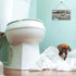 Printed Wood Plaque Sign Wall Hanging Welcome Sign Please Seat yourself Wall Art Sign Size 11.5" x 6" (Blue-Black)...