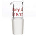 stonylab Glass Pour Out Adapter, Borosilicate Glass Liquid Pouring Adapter with 19/22 Ground Inner Joint for Laboratory Lab Supply...