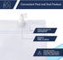 MOS A2 Invitation Envelopes – 4-3/8" X 5-3/4" White Mailing Envelopes Self Seal (100 Count) – 120GSM/ 32LB Bond Heavy Duty – Gift Card Envelopes, ...