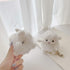 Yatchen Plush Case Compatible with AirPods 1&2, Cute 3D Cartoon Fur Sheep Design Funny Cover with Keychain Protective Case...