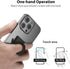 Phone Grip, Phone Ring Holder Finger Kickstand Wireless Charging Friendly, Foldable & Adjustable Double Metal Cell Phone Rings Gripper Stand for i...