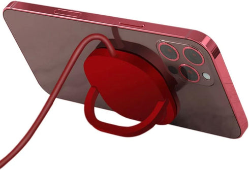 Magnetic Wireless Charging with QI 10W to 15W Smart Wireless Charger/Red......