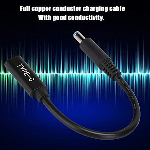 ASHATA Power Adapter Cable,65W PD Type C 4.5mm x 0.6mm Interface Charging Cable Notebooks Power Connector for Notebooks Laptop...