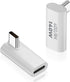 Duttek USB C Right Angle Adapter 40G, USB C 90 Degree Adapter PD 140W, USB C Angle Extender Adapter with 8K Video Support USB 4 Cable for Laptop, ...