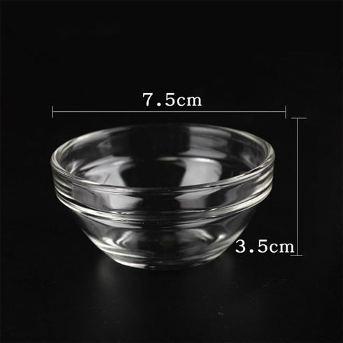 FOMIYES Facial Masks Mixing Bowl Set 5 Sets Masks Prep Measuring Bowl with Spatula, Clear Glass Mix Bowl, Cosmetic Mix Bowl, Skincare Makeup Kit f...