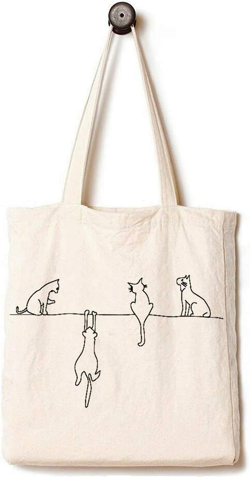 Andes Heavy Duty Flat-Bottom Canvas Tote Bag with Side Pockets - Aesthetic Handmade from 12oz 100% Cotton, Reusable & Durable...