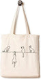 Andes Heavy Duty Flat-Bottom Canvas Tote Bag with Side Pockets - Aesthetic Handmade from 12oz 100% Cotton, Reusable & Durable...