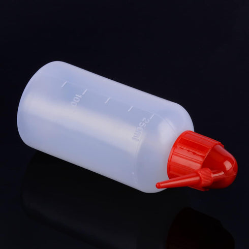 stonylab Chemical Wash Bottle, 2-Pack Lab Sealed Cylindrical Plastic Safety Lab Reagent Squeeze Wash Bottle, Sample Sealing Liquid Storage Contain...