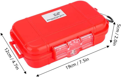 Plastic Waterproof Shockproof Box Outdoor Waterproof Airtight Survival Case Storage Case Floating Hard Shell Wet Dry Box Carry Box Container Marin...
