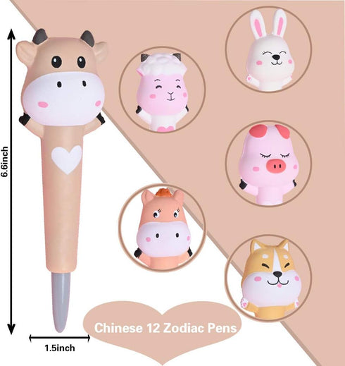 LemoHome Cute Pens | Refills Included | Cute Pens with Soft Grip | Fun Pens for Kids Drawing & Writing | Gift for Teen Girls | Tween Girls Gifts |...