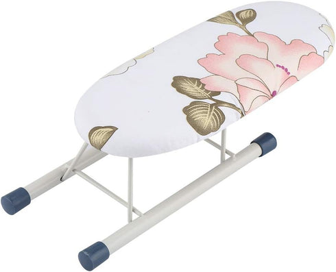 Small Ironing Board Mini Foldable Ironing Board, Space-Saving Portable Ironing Board for Sewing Craft Room Household Dorm(Peony)...