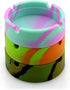HOWDIA 3 Pack Silicone Ashtray, Premium Silicone Rubber Small Ashtrays for Outside, High Temperature Heat Resistant Round Design Ashtray Camouflag...