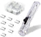 Push Clamp Stapler Binder Stationery Paper Clips Stapler Multifunction Paper Storage Artifact Creative Office School Ticket Paper File Fixing Orga...