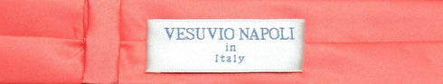Vesuvio Napoli Narrow NeckTie Extra Skinny CORAL PINK Men's Thin 1.5" Neck Tie...