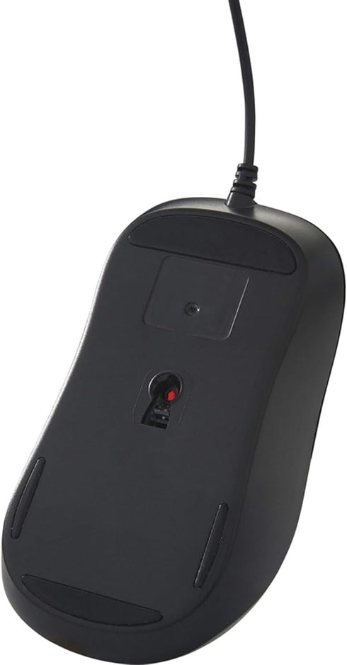 Verbatim USB Silent Corded Optical Mouse - Computer Wired Noiseless and Silent Click Mouse for Mac and PC - Black...