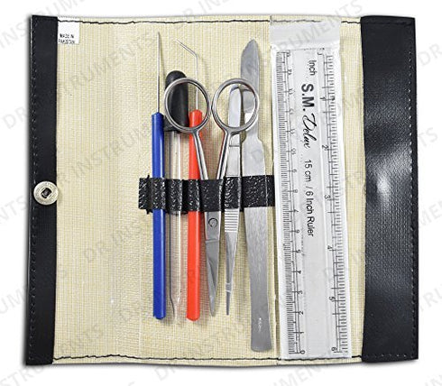 Budget Dissection Kit for High School and College Dissections - 7 pcs in a Case...