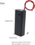 6Pcs AA Battery Holder with Leads Wires ON/Off Switch and Screw Cap Case Back Cover Connection 1.5V Battery Spring Clip Storage Box (1AA)...