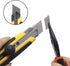 25MM Heavy Duty Utility Knife, Box Cutter with 10pcs SK-5 Retract Blades, Snap-Off Cutters with Rubber Grip for Cardboard, Boxes, DIY Crafts...