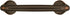 Hickory Hardware 1 Pack Solid Core Kitchen Cabinet Pulls, Luxury Cabinet Handles, Hardware for Doors & Drawers, 3-3/4 Inch (96mm) Hole Center, Oil...