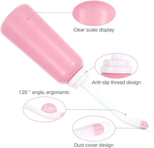 Perineal Cooling Pad, Postpartum Cold Packs Gel Bead Ice Pack Cold Therapy for Women After Pregnancy and Delivery, 2 Ice Pack and 3 Cover (Pink Pe...