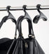 Bag-a-Vie Purse Hanger for Closet - Handbag Organizer Hooks for Hanging Bags & Purses, Protecting Bag Shape & Organizing Space (1 Hanger, Black Pl...