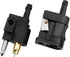 1/4 inches 6mm Barb Female Fuel Line Quick Connector and 1/4 inches 6mm Male Fuel Connector with Most Portable Fuel Tank for Yamaha Outboard Motor...