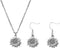 RUIZHEN Vintage Sunflower Earrings Sunflower Pendant Necklace Jewelry Set for Women...