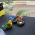 1 Set Mini Bird Decoration Micro Landscape Bird Moss Landscape Ornament Resin Bird's Nest Egg Fairy Animal Cute Model for Garden Micro Landscape H...