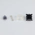 GATERON KS-15 Optical Silver Keyboard Switches, 45gf RGB LED Infrared Path Linear Key Switches for Mechanical Keyboard (35PCS, Silver)...