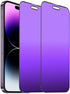 2 PCS Anti-Blue Privacy Anti-Glare Tempered Glass for iPhone 14 Pro Max Matte Anti-Spy Screen Protector Anti-Peeping Film Anti-scratch Full Covere...