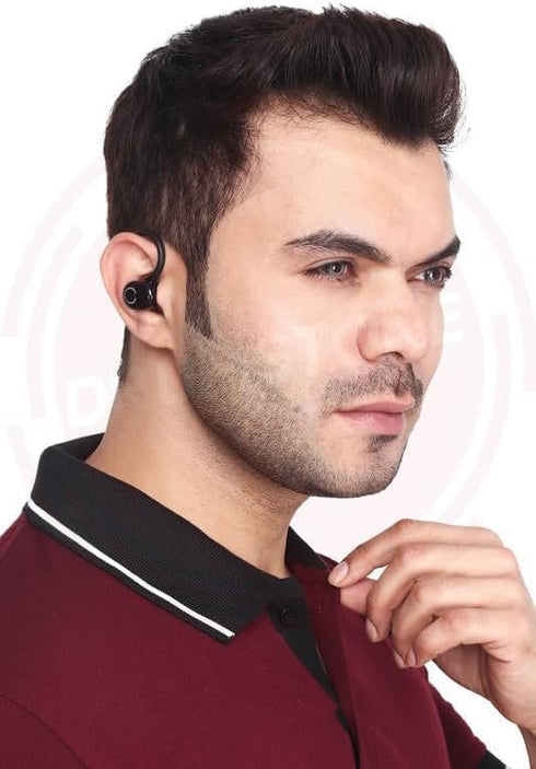 Experience Chic Elegance with Stylish, Fashionable Single-Ear Bluetooth Headphones for Men, Offering A Mini Headset Design with an Elegant Mic-Equ...
