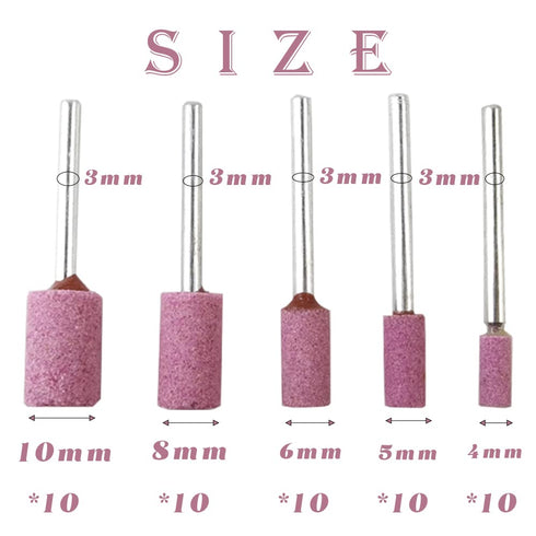 95 Pieces Abrasive Stone Points Electric Grinding Accessories Polishing Grinding Head Wheel Tool Kit for Rotary Tool (Red)...