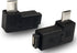 1 Pair Right Left 90 Degree Angle Micro USB Male to Micro USB Female Adapter...