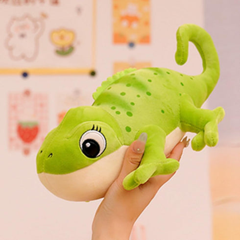 Cute Chameleon Stuffed Animal,Chameleon Plush Doll Green Chameleon Toy Soft Stuffed Chameleon Toy Animal Body Pillow, 11.8 Inches...