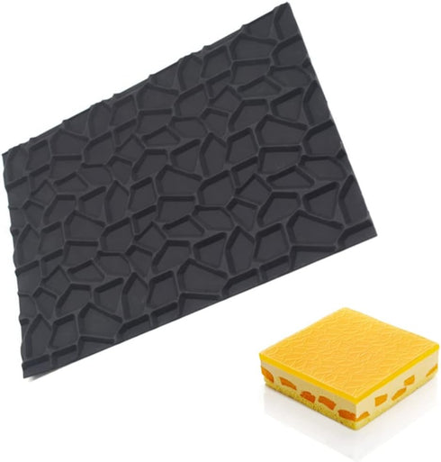 Lrregular Shape Texture 3D Silicone Cake Mold Baking Mat Dessert Bakeware Silicone Cake Baking Mold...