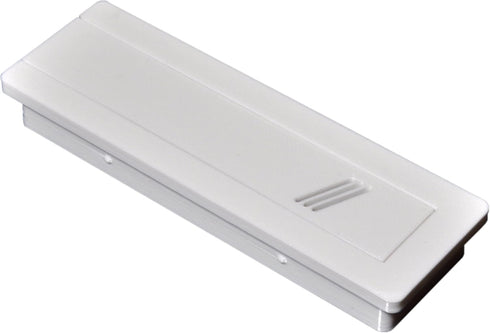 Aquarium Feed Hole Cover for Fluval Flex 15 Gallon/57L - Secure Escape & Intrusion Prevention - Easy Slide Mechanism - PETG Material - White...