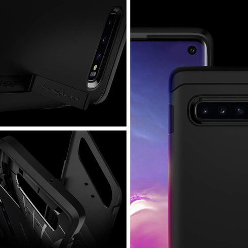 Spigen Tough Armor Designed for Samsung Galaxy S10 Case (2019) - Black...