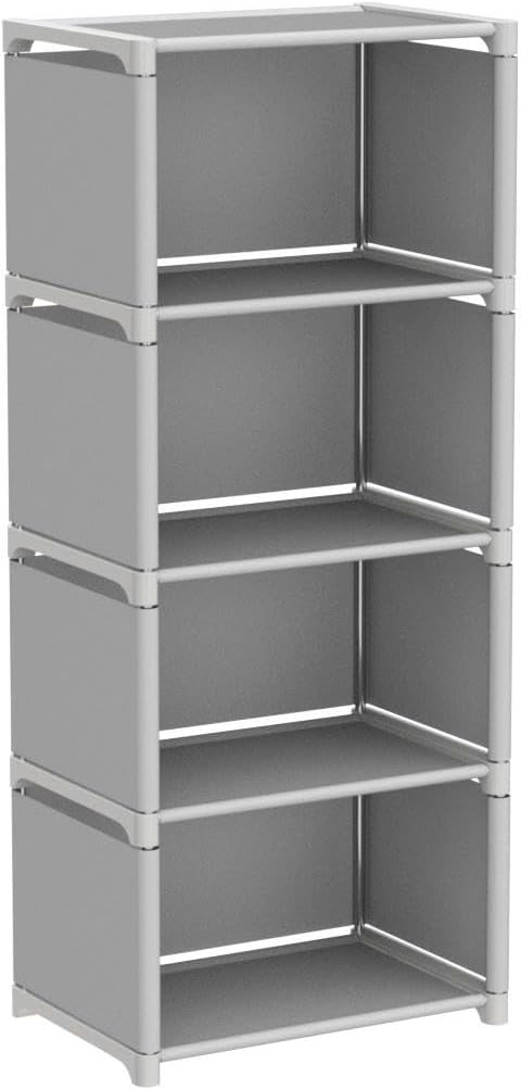 Cube Storage Shelf, Small DIY Bookshelf for Bedroom, Living Room, 5 Layer Closet Organizers for Small Spaces...