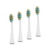Voom Sonic Pro 7 Series Replacement Brush Heads Advanced Bristle Technology Soft Dupont Nylon Bristles Oral Care - White - Pack of 4...