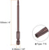 2pcs T15 Torx Bit 1/4" Hex Shank 4" Length Magnetic Security Star Screwdriver Power Tool, Red...