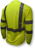 Radians ST21-3PGS-M Class 3 Max-Dri Moisture Wicking Mesh Long Sleeve Safety T-Shirt, Medium, Green...