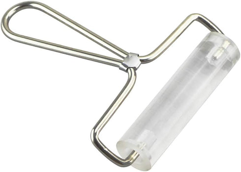 Clear Non Stick Acrylic Clay Roller Clay Rolling Pin with Steel Handle Polymer Clay Sculpture Tools...