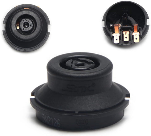 Fielect 2pcs Electric Kettle base Coupler Connector, Temperature Control Tip Top Base Socket Black 220V...