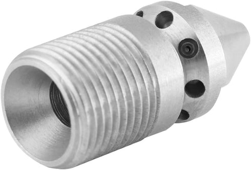Sewer Jetter Nozzle, Stainless Steel SS304 Pressure Washer Sewer Cleaning Pipe Drain Jetting Nozzle with 3/8BSP Male Thread for Sewer and Drain Cl...