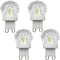 Lxcom Lighting G9 LED Bulb 2W Dimmable Globe Crystal LED Light Bulbs 20W Equivalent G9 Base COB Light Bulbs Daylight White 6500K 150LM 110V for Ho...