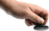2 Pcs Mushroom Shaped Massage Stones Natural Bian Stone Hot Rock for Spa Massage (2-L, Black)...