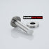 JQK Door Stopper, 304 Stainless Steel Thicken 1mm Sound Dampening Door Stop Bumper Wall Protetor 1 Pack, Brushed, DSB5-WN...