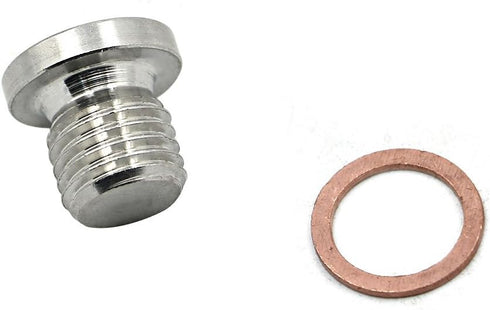 Alpha Rider Crankcase Engine Oil Drain Plug and Washers for Polaris RZR 570 800 900 1000, Sportsman 570 600 700 800 850 1000, Ranger 570 700 800 9...