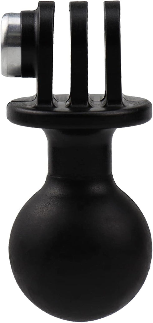Ball Mount for GoPro Hero 12 11 10 9 8 7 6 5 4 3+ 3 Black 2018 Max Session Fusion, Osmo Action, AKASO, SJCAM Camera - Ball Head Mount Adapter (1-I...